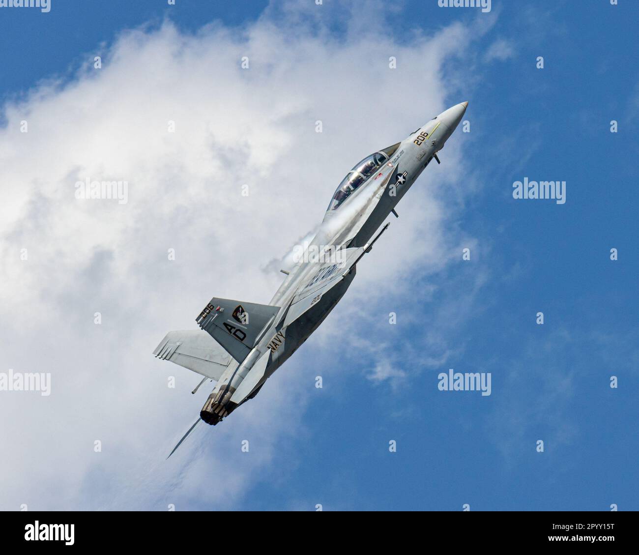 The amazing Hornet fighter jet. Stock Photo