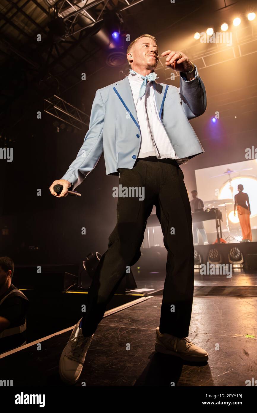 Rapper Macklemore Milan Italy. 03 May 2023. The American rapper MACKLEMORE performs live