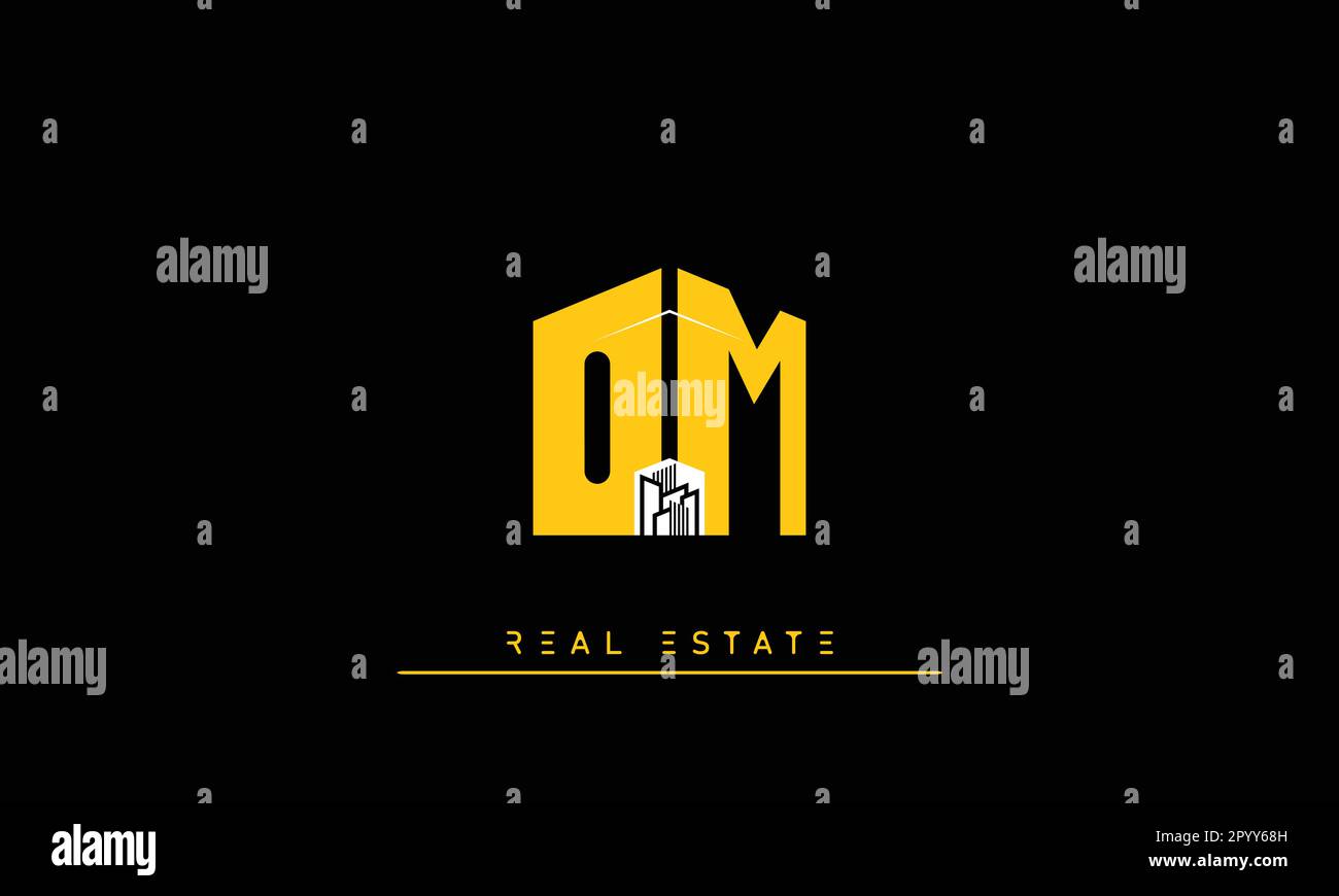 Om real estate logo hires stock photography and images Alamy