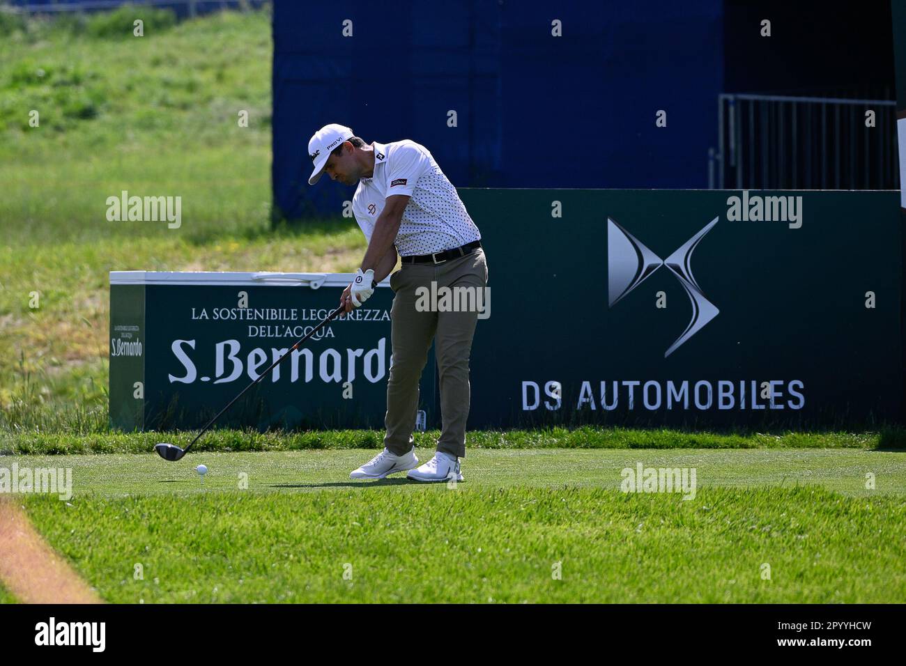 5th May 2023, Marco Simone Golf and Country Club, Guidonia, Italy; DS  Automobiles Italian Open Golf round 2; PAVON, Matthieu Stock Photo - Alamy