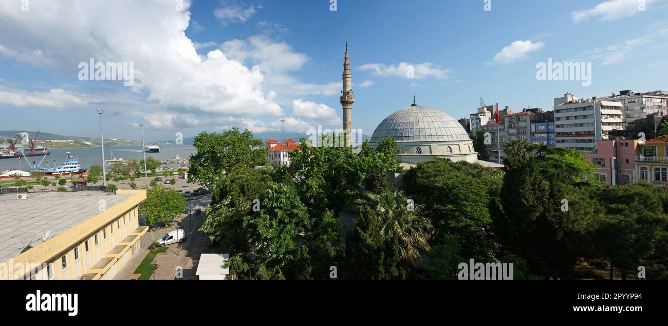 Bandirma Panorama in Turkey Stock Photo