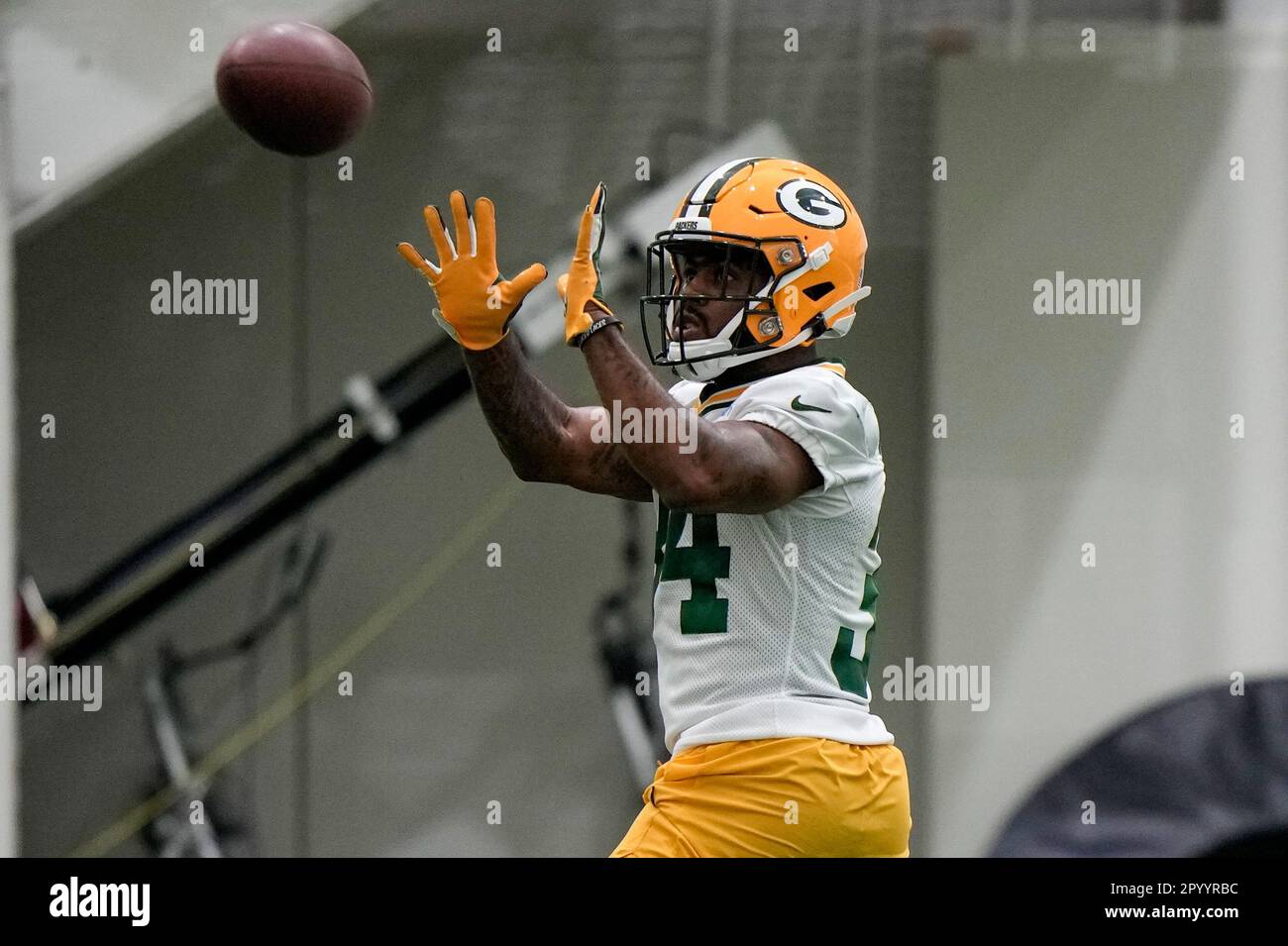 Green Bay Packers' Jamyest Williams catches a pass during an NFL