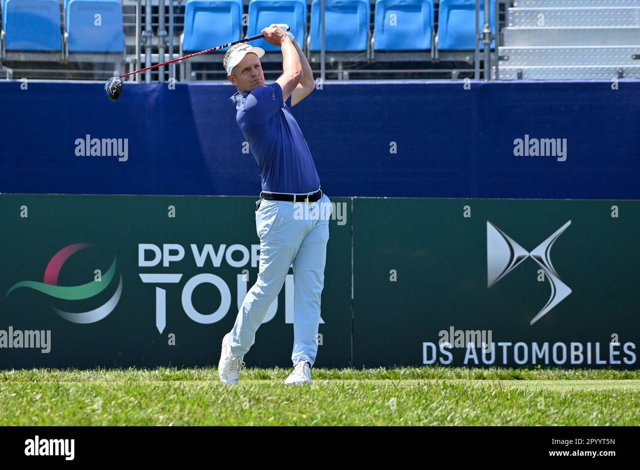 5th May 2023, Marco Simone Golf and Country Club, Guidonia, Italy; DS  Automobiles Italian Open Golf round 2; PAVON, Matthieu Stock Photo - Alamy