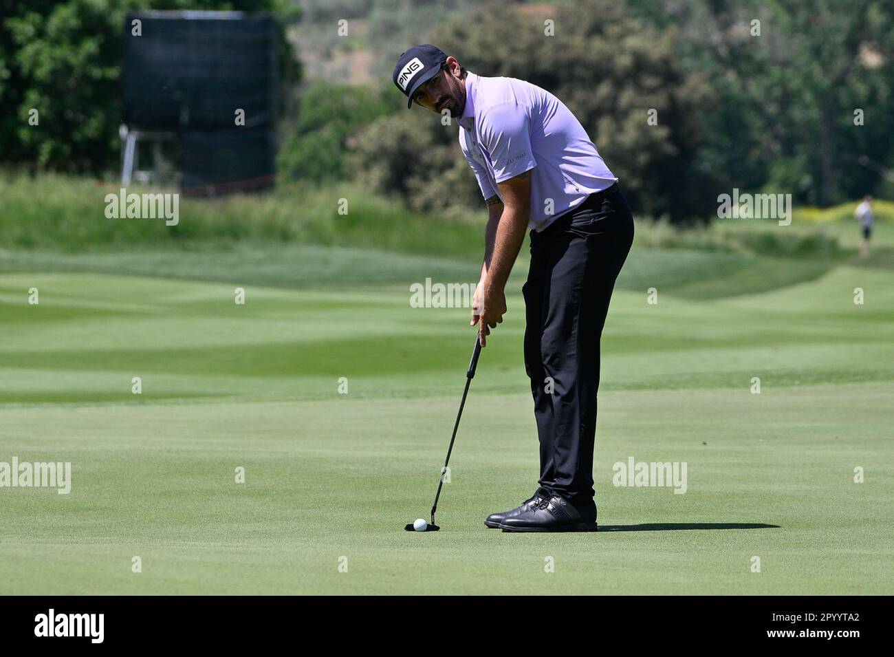 5th May 2023, Marco Simone Golf and Country Club, Guidonia, Italy; DS  Automobiles Italian Open Golf round 2; PAVON, Matthieu Stock Photo - Alamy