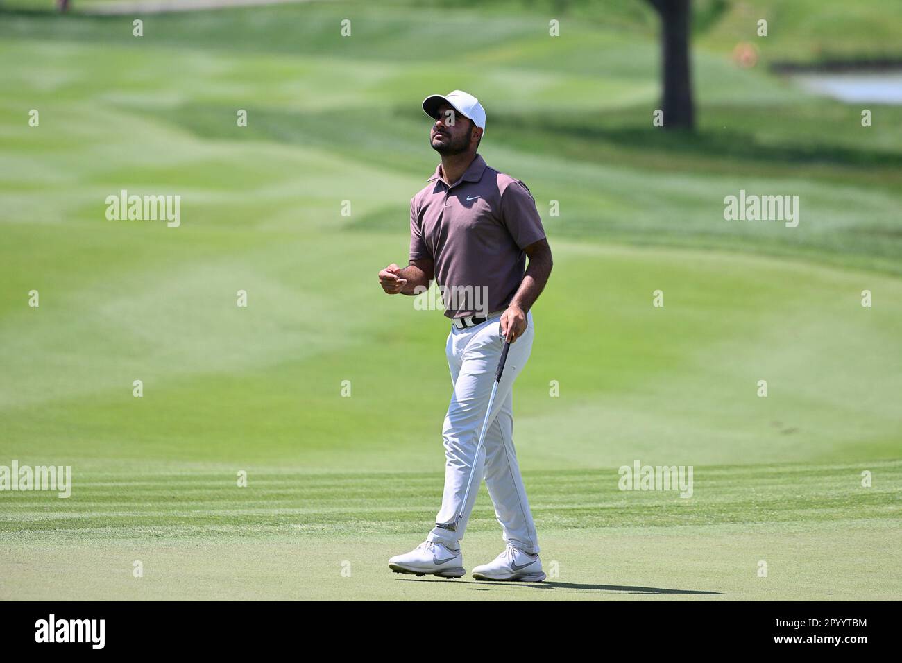 SHARMA, Shubhankar during 80°DS Automobiles Italian Open Golf Match, Marco  Simone GC, 5 May 2023 (Photo by AllShotLive/Sipa USA) Credit: Sipa US/Alamy  Live News Stock Photo - Alamy