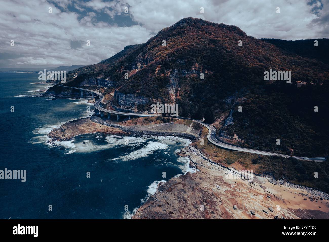 Picture Of Sea Cliff Bridge In Wollongong, Australia Stock Photo - Alamy