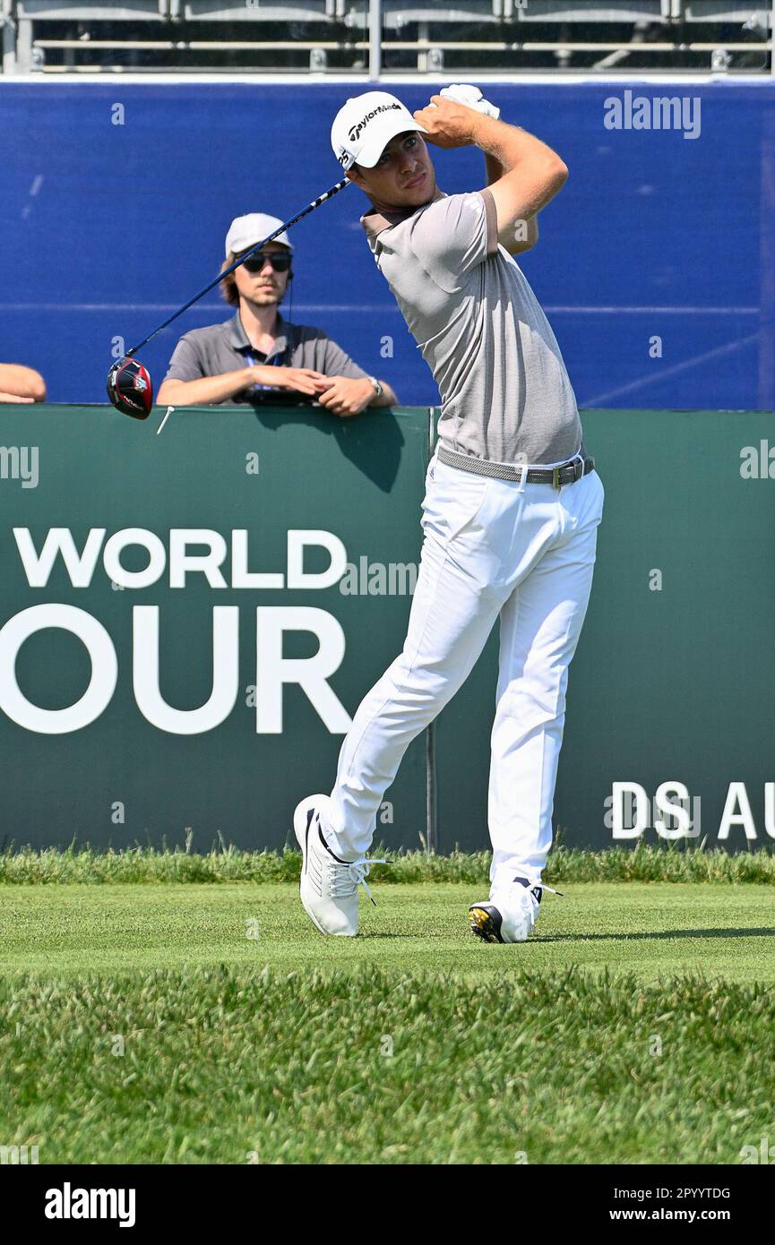 ARNAUS, Adri during 80°DS Automobiles Italian Open Golf Match, Marco Simone  GC, 5 May 2023 (Photo by AllShotLive/Sipa USA) Credit: Sipa US/Alamy Live  News Stock Photo - Alamy