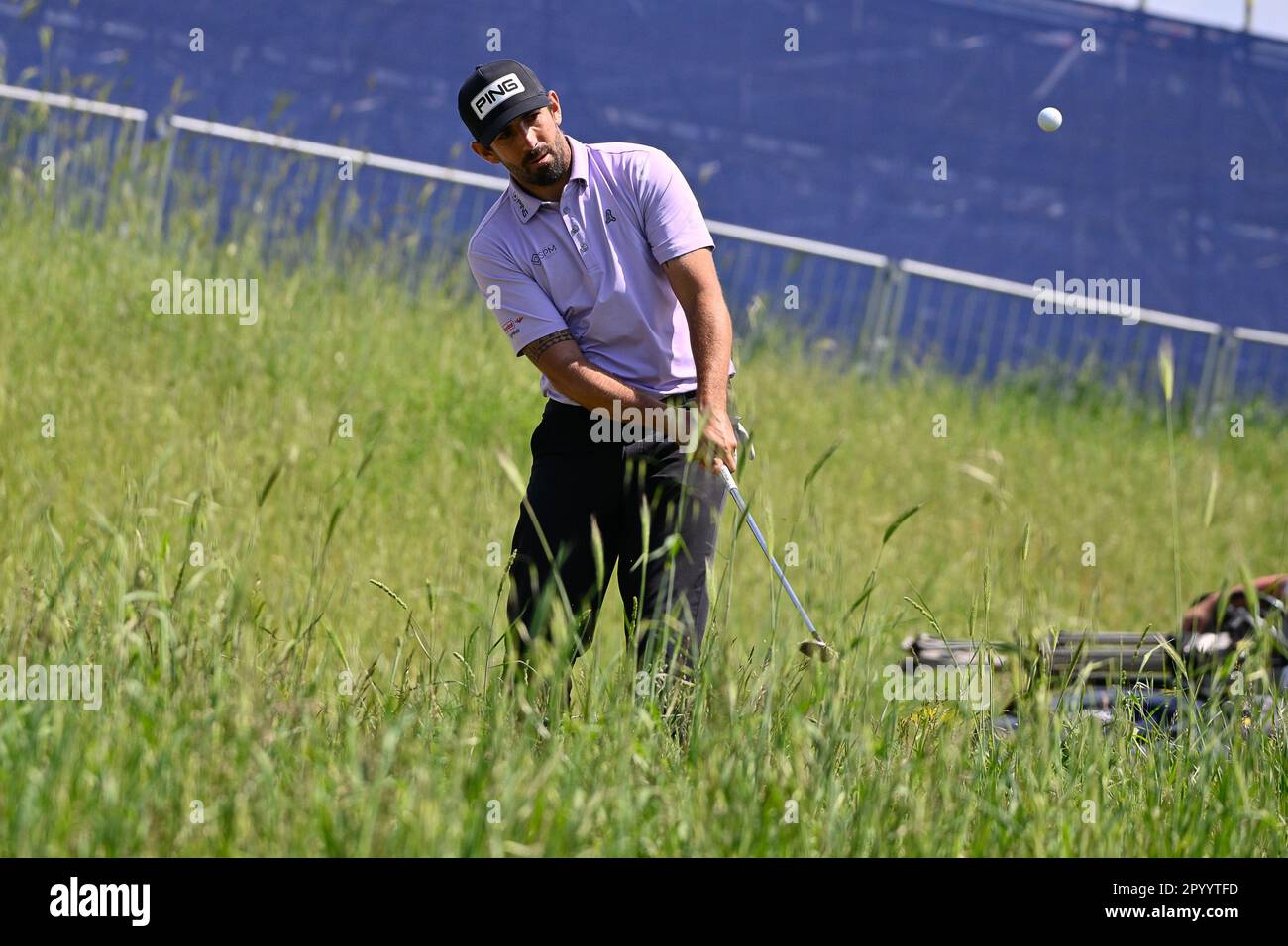 Matthieu Pavon remains two shots clear at halfway stage of Italian Open
