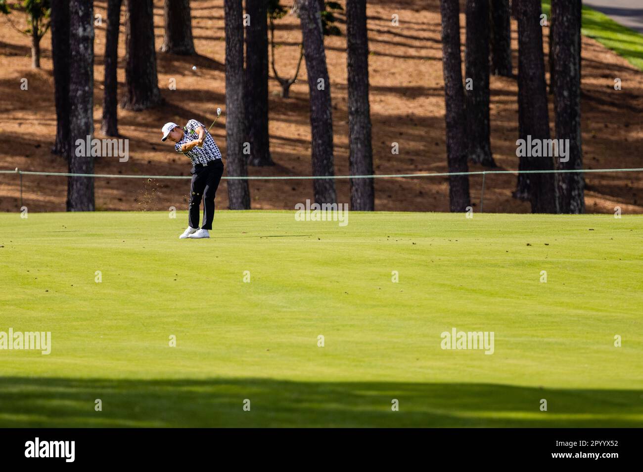 May 5, 2023 K.H. Lee on the 5th fairway during the second round of the