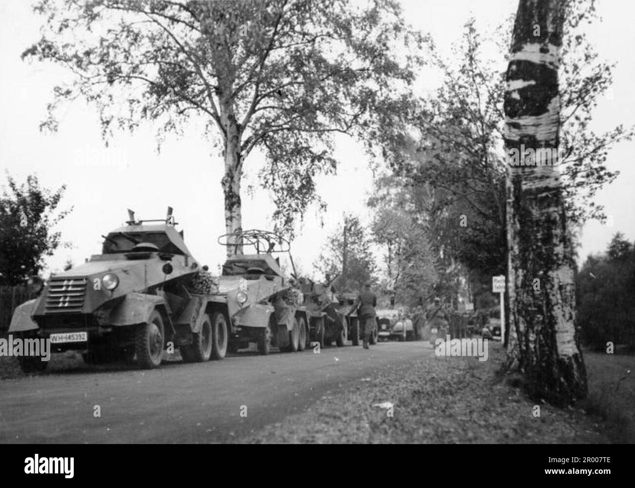 German armored cars standing by the Reich frontier near Schirnding waiting to enter the Sudeten.As soon as the Western powers betrayed the Czechs and gave the Sudetenland to Germany the area was annexed. fter the annexation of Austria, Hitler demanded that he be given the Sudeten region of Czechoslovakia. At the Munich conference in September 1938 the Western powers agreed to this and the nazis occupied the area. Not long after Hitler broke his promise and invaded the rest of Czechoslovakia before turning his attention to Poland. Bundesarchiv, Bild 146-2003-0041 / CC-BY-SA 3.0 Stock Photo