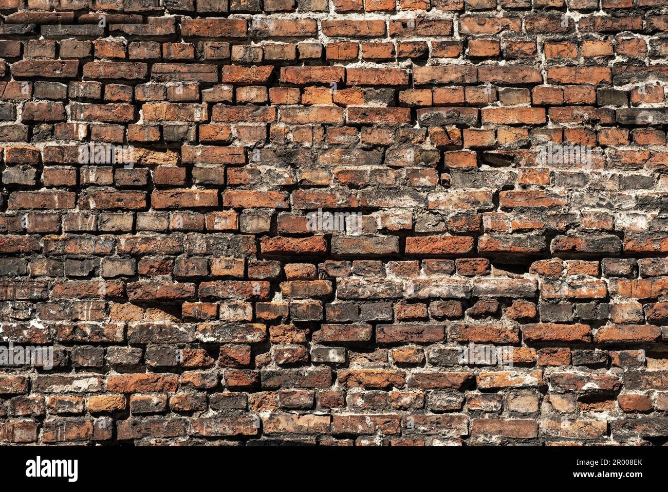 Texture of orange brick wall as background Stock Photo - Alamy