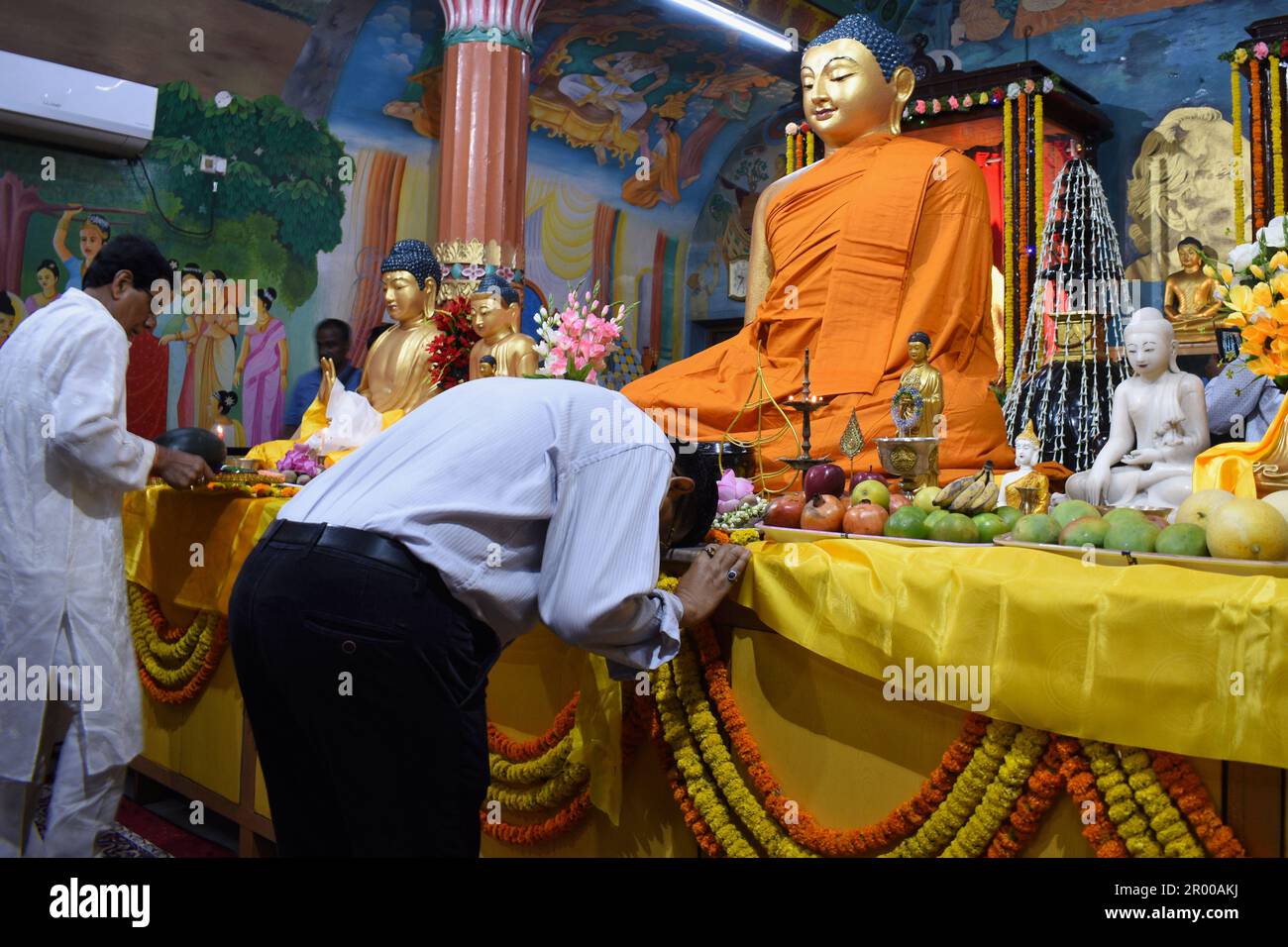 Kolkata, India. 05th May, 2023. Buddha Purnima which marks Gautama