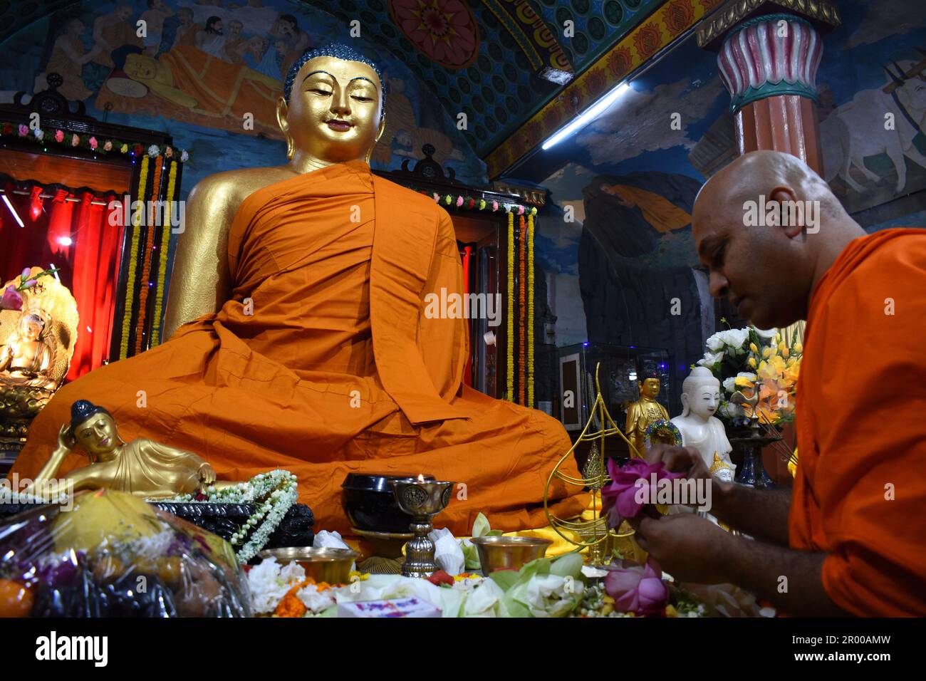 Kolkata, India. 05th May, 2023. Buddha Purnima which marks Gautama