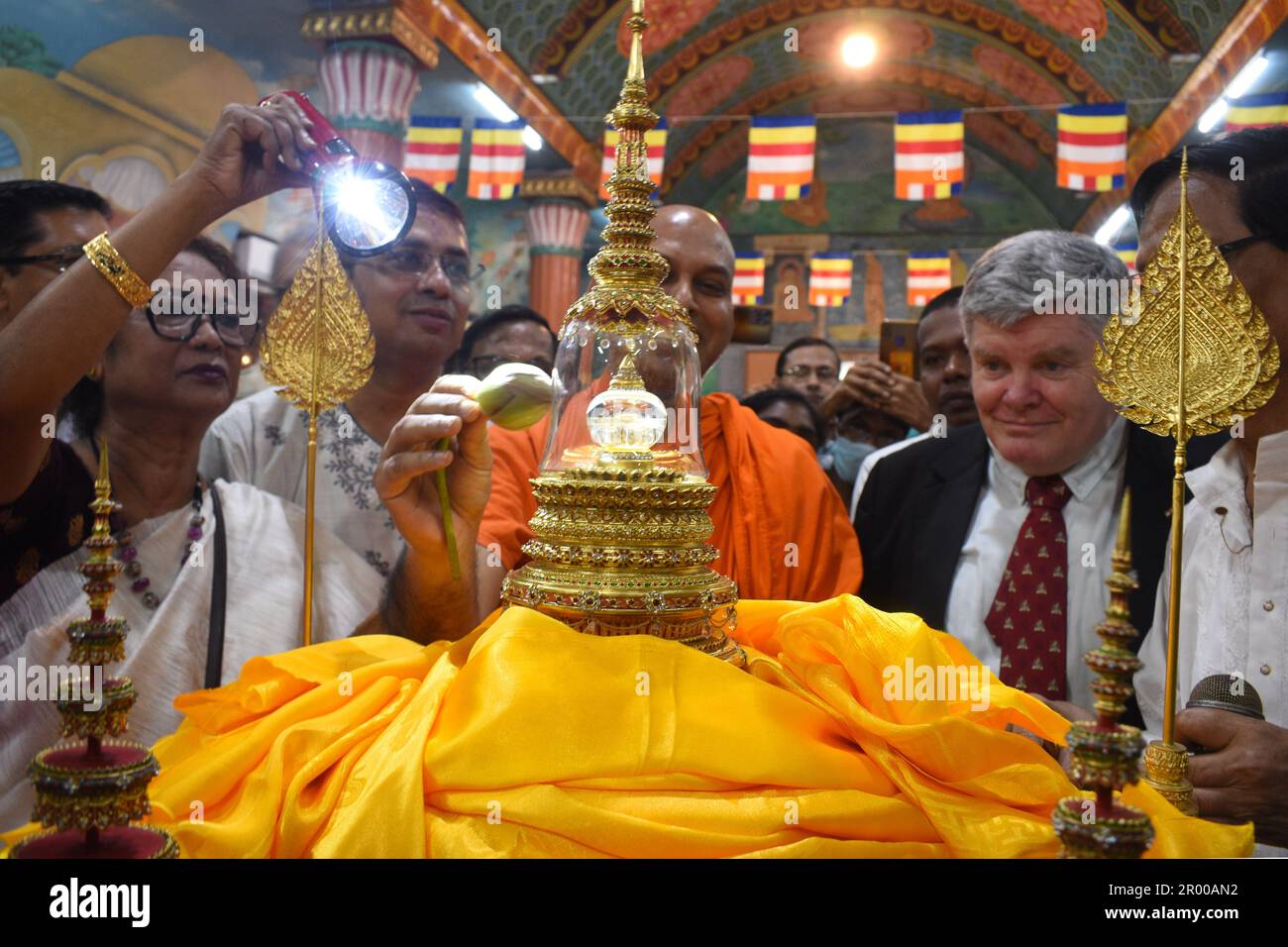 Kolkata, India. 05th May, 2023. Buddha Purnima which marks Gautama
