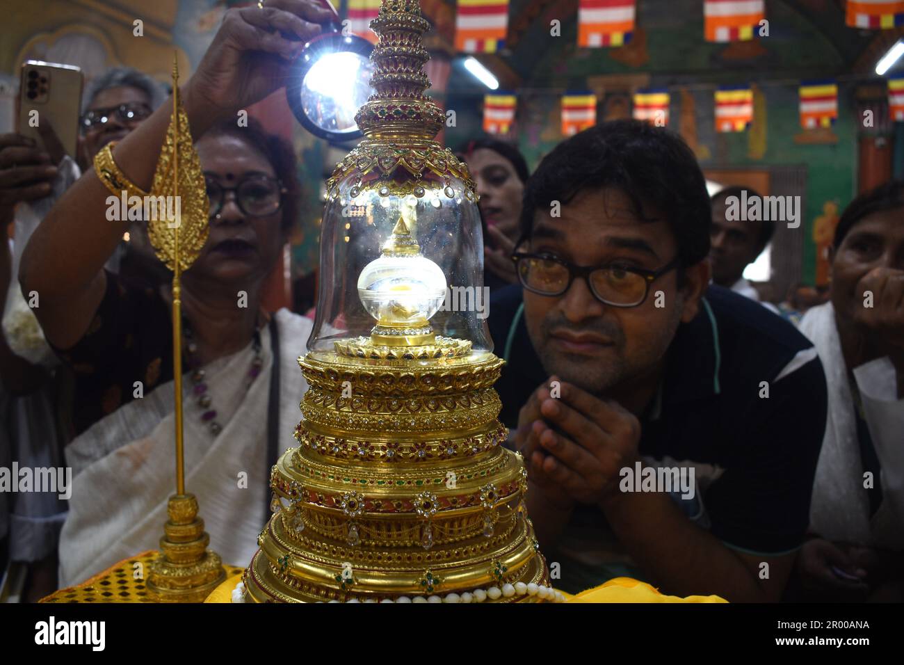 Kolkata, India. 05th May, 2023. Buddha Purnima which marks Gautama