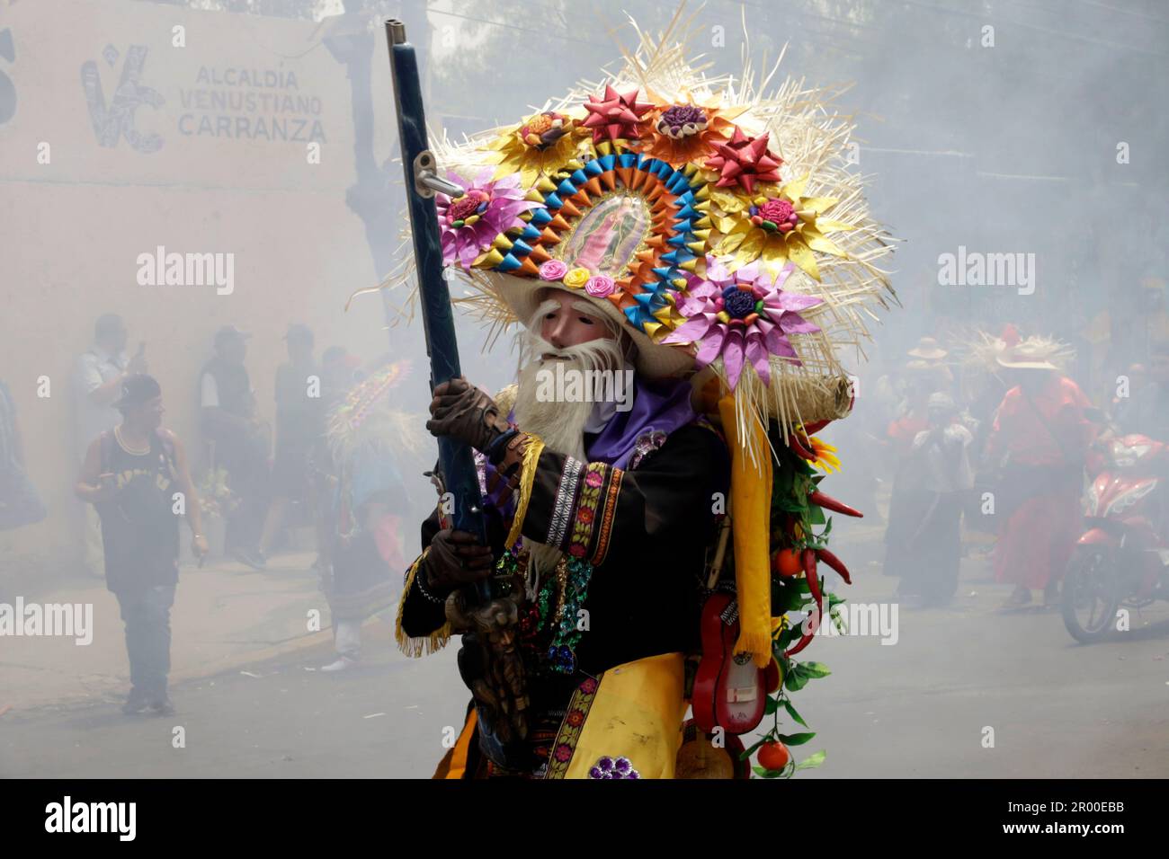 May 5, 2023, Mexico City, The representation of the Battle of Puebla of