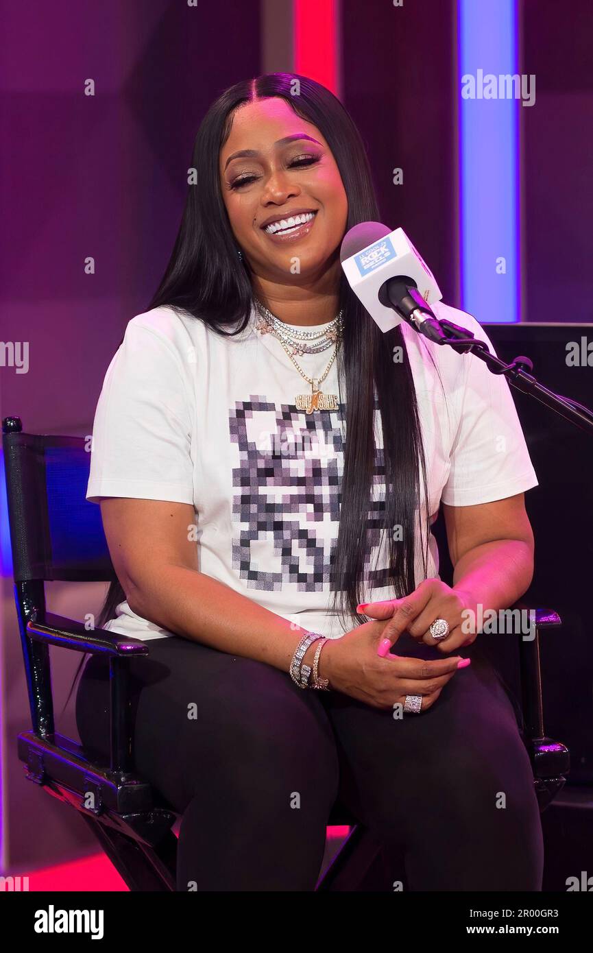 Rapper Trina appears on stage at the new Sirius XM Miami Studios on