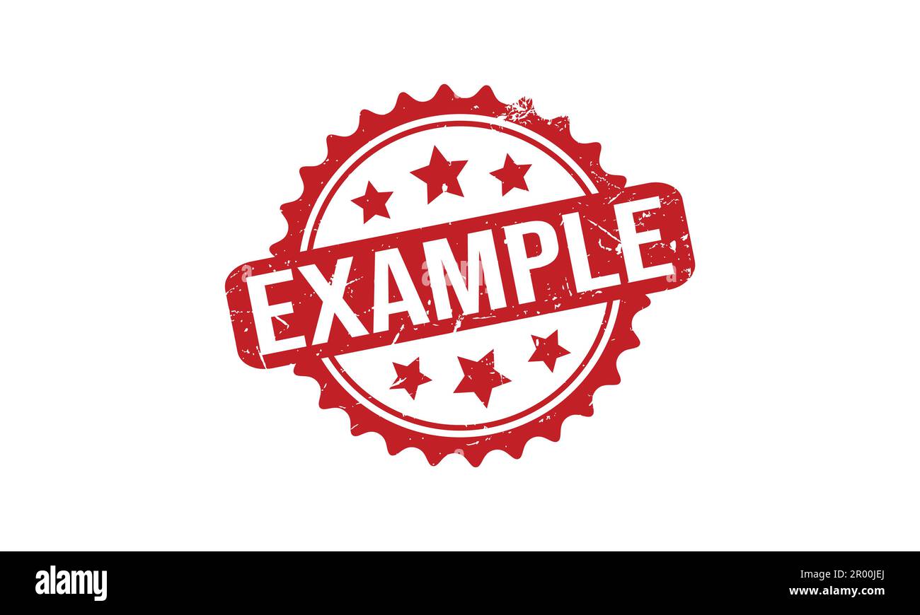 Example Rubber Stamp Seal Vector Stock Vector Image & Art - Alamy
