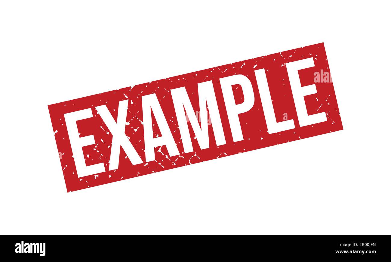 Example Rubber Stamp Seal Vector Stock Vector Image & Art - Alamy