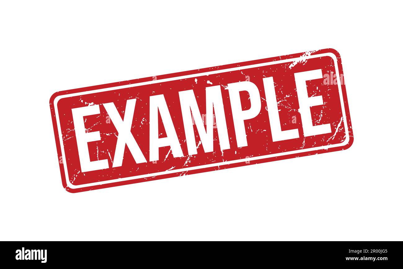 Example Stamp Seal Vector Illustration Stock Vector Image & Art - Alamy
