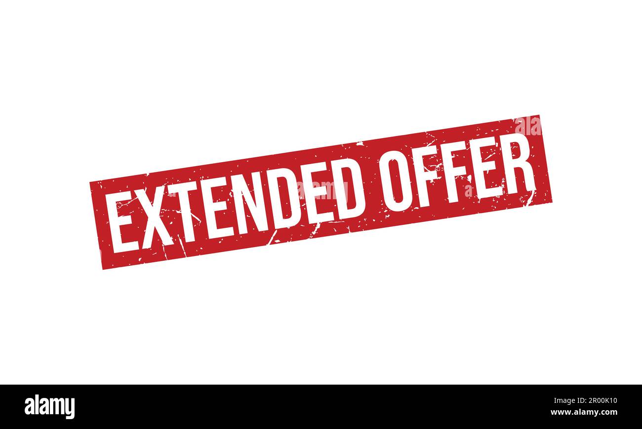 Extended Offer Stamp Seal Vector Illustration Stock Vector Image & Art ...