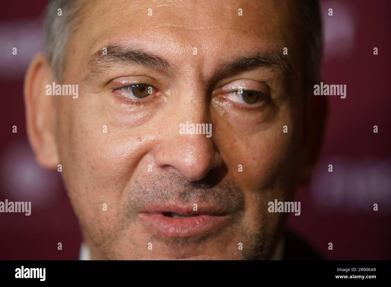 Bucharest, Romania. 10th May, 2023: Romanian chess grandmaster Richard  Rapport attends a press conference, in the free day of Superbet Chess  Classic Romania 2023, the first stage of the Grand Chess Tour