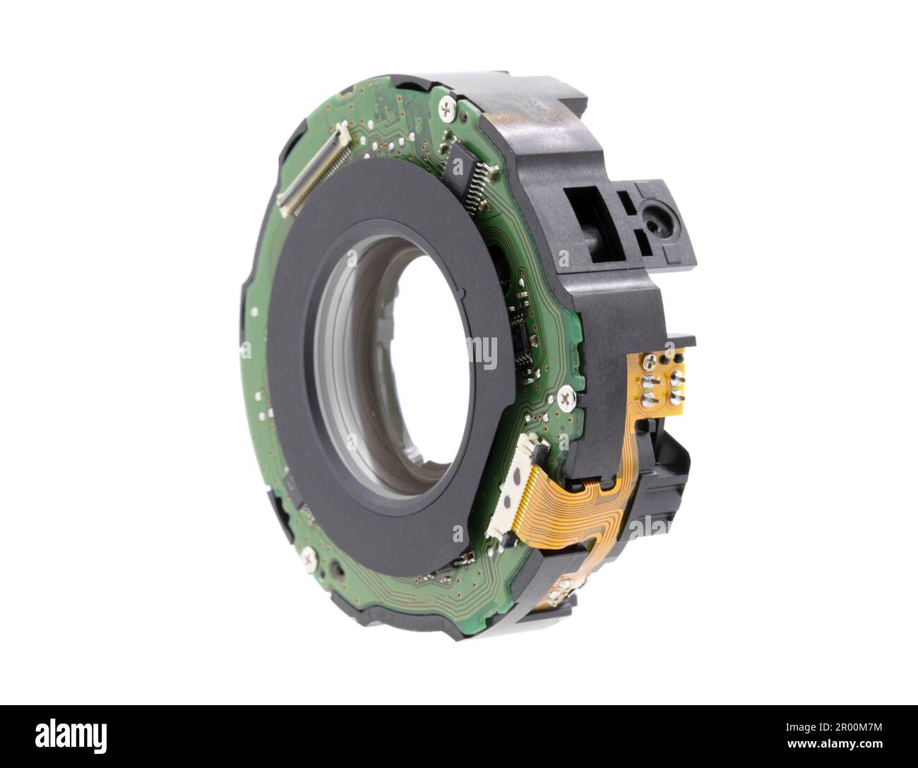 Ring of camera lens isolated on white background Stock Photo - Alamy