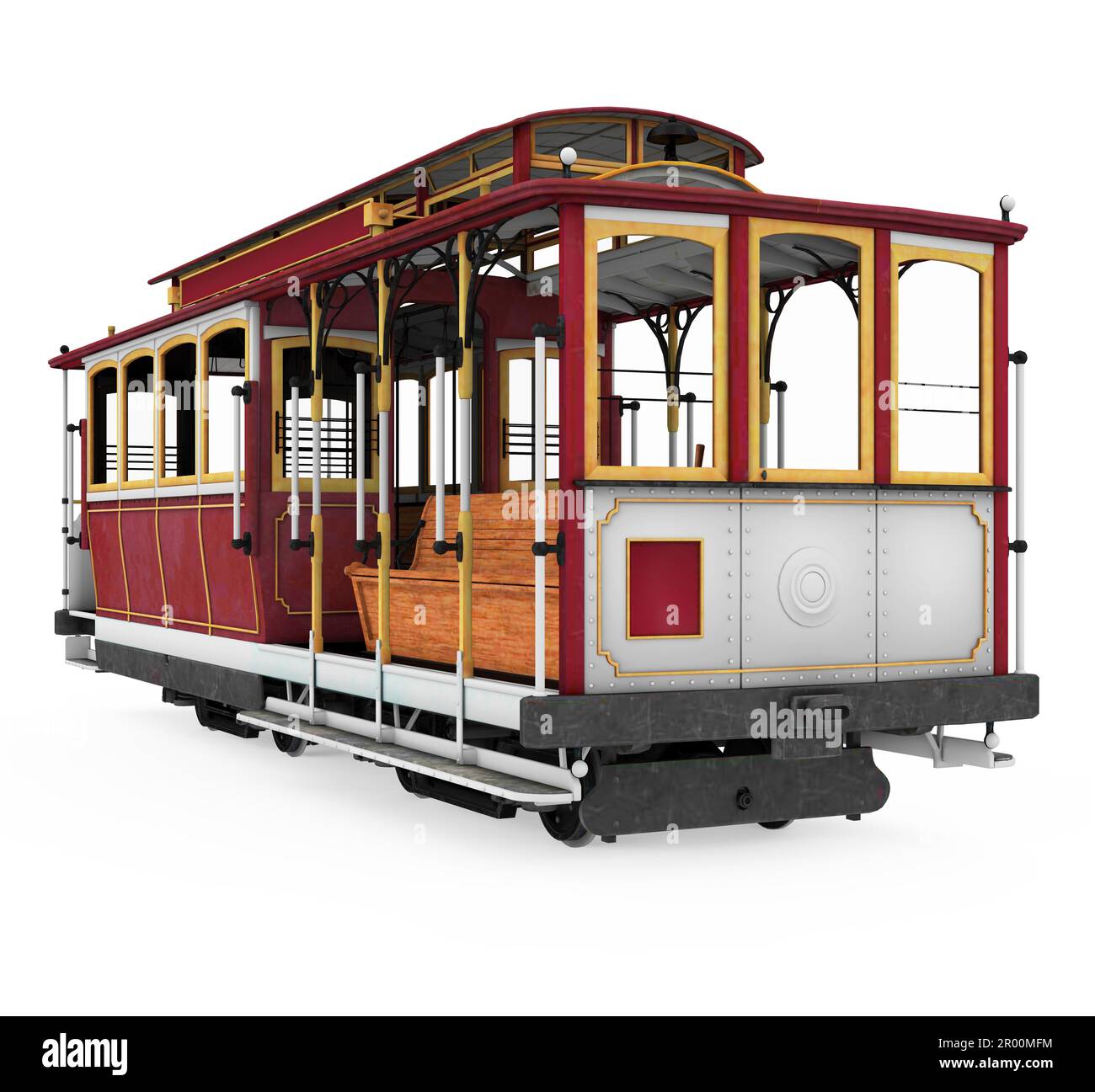 Moving Wheels Of Retro Tram Stock Photo - Download Image Now