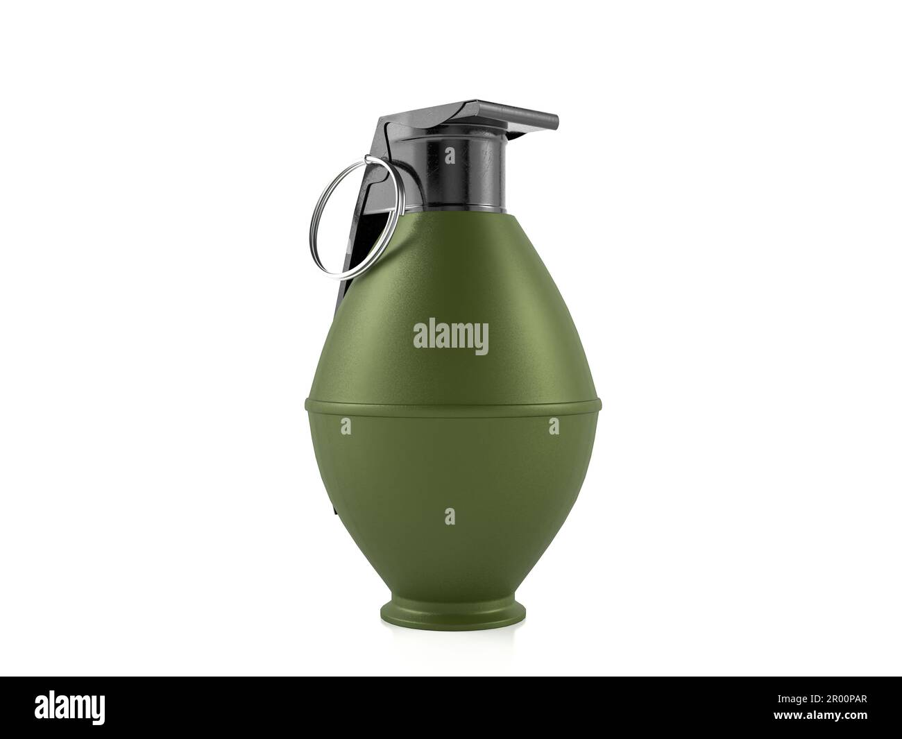 Grenade on a white background. 3d illustration Stock Photo - Alamy