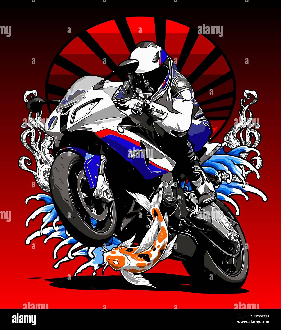 motorcycles vector template Stock Vector Image & Art - Alamy
