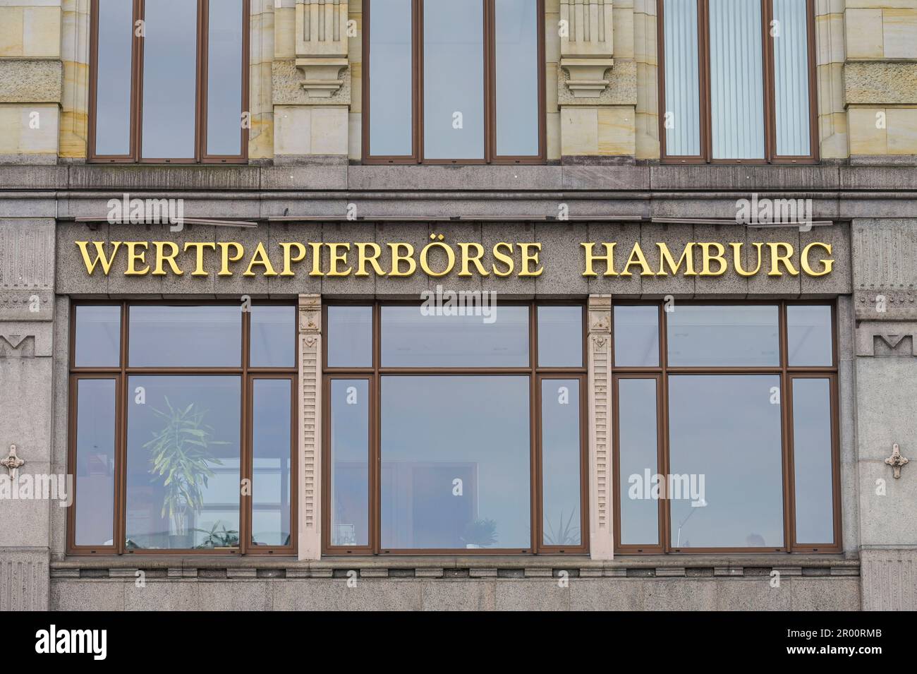 Hanseatische Wertpapierbörse, Kleine Johannisstraße, Hamburg, Deutschland Stock Photo