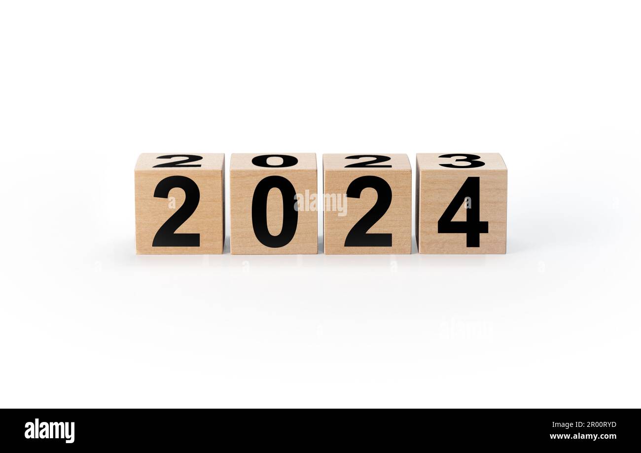2023 2024 blocks Cut Out Stock Images & Pictures Alamy