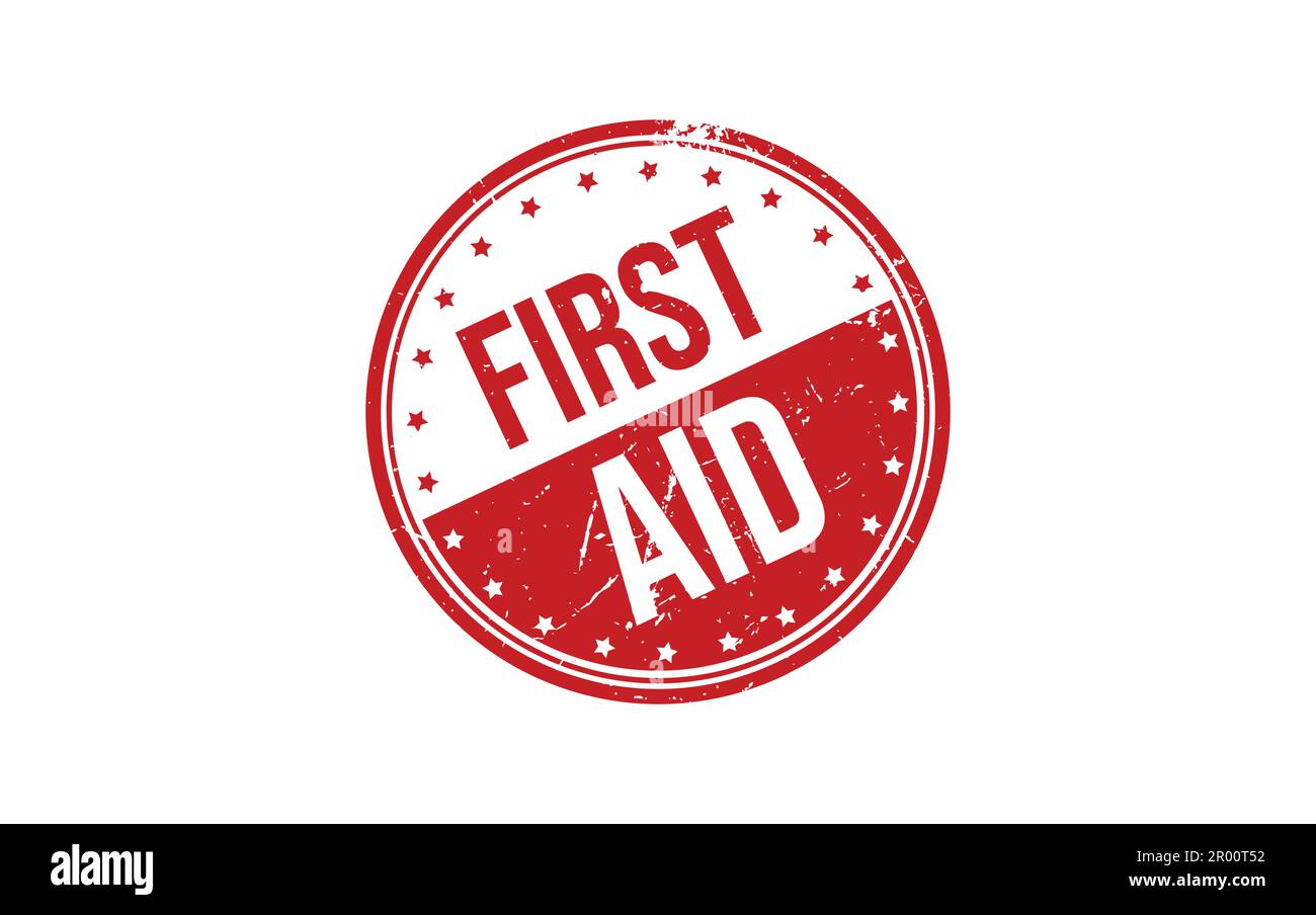 First Aid Stamp Seal Vector Illustration Stock Vector Image & Art Alamy