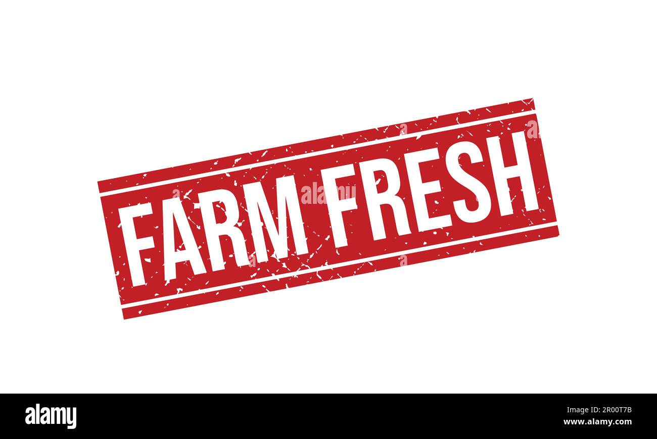 Farm Fresh Stamp Seal Vector Illustration Stock Vector Image & Art Alamy