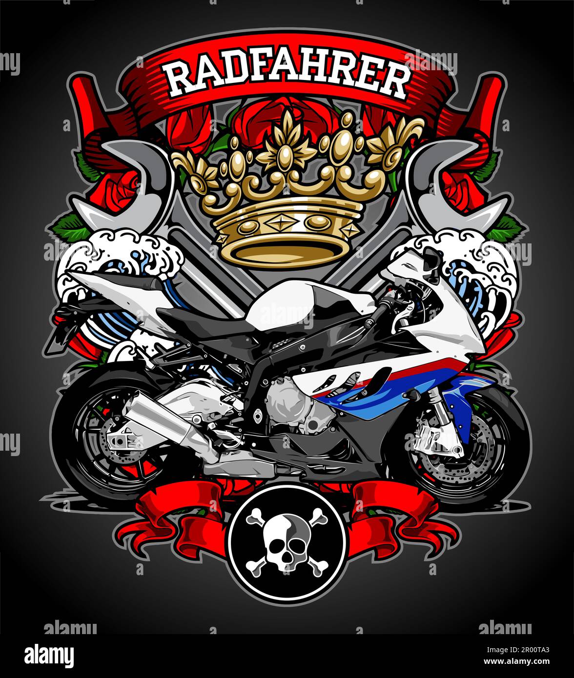 motorcycles vector template Stock Vector Image &amp; Art - Alamy
