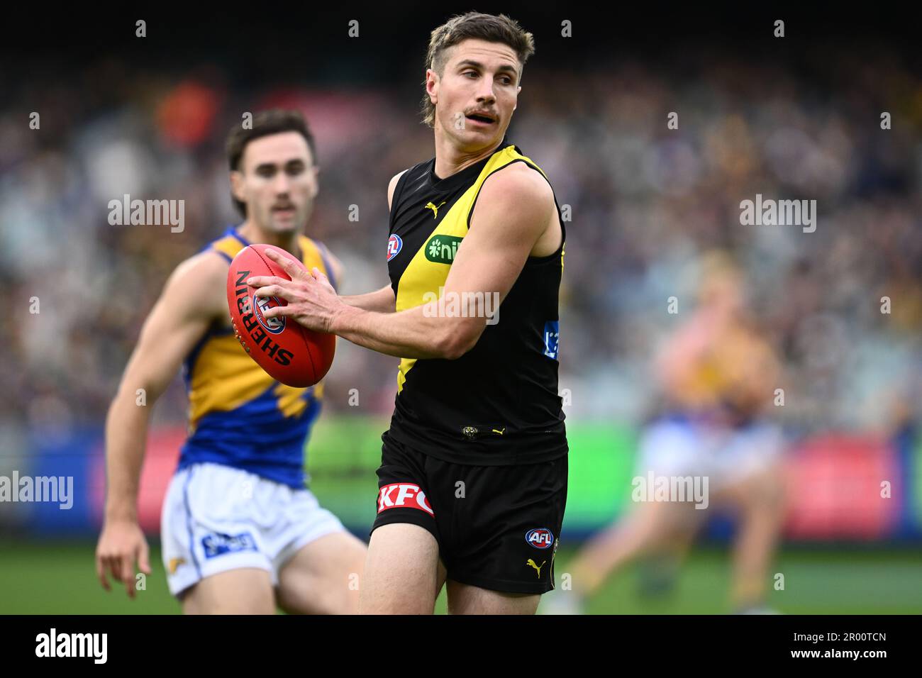 Liam Baker of Richmond during the AFL Round 8 match between the