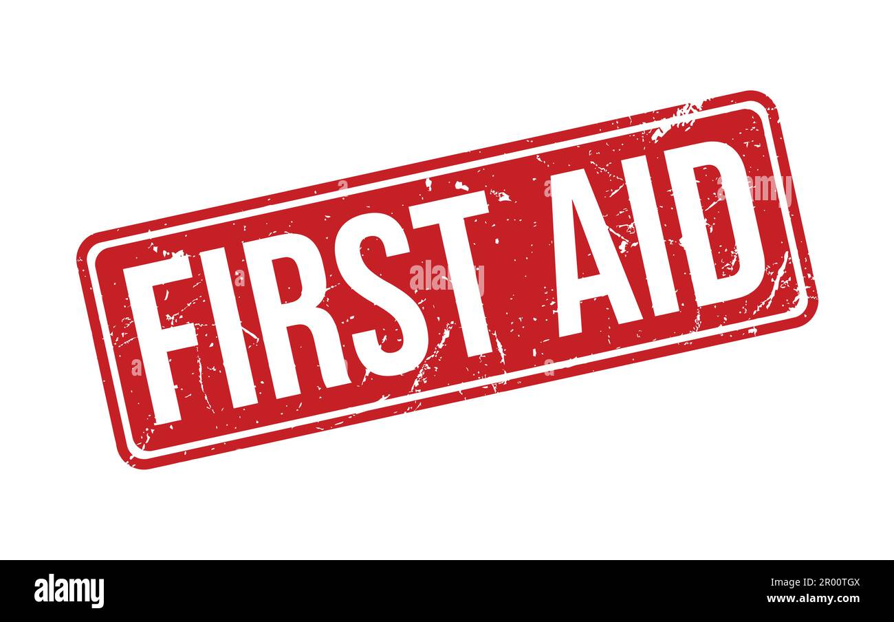 First Aid Stamp Seal Vector Illustration Stock Vector Image & Art Alamy