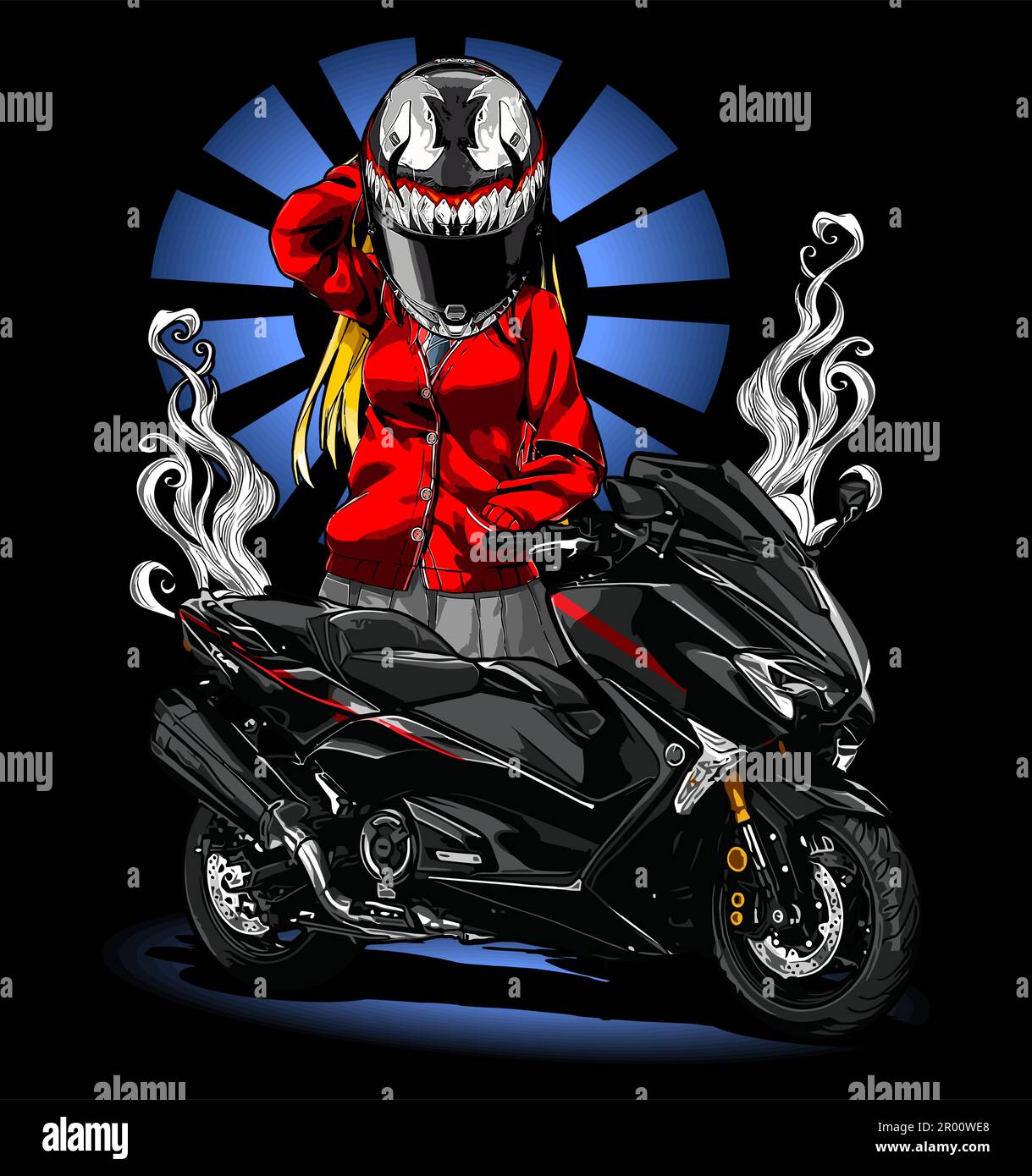 motorcycles vector template Stock Vector Image &amp; Art - Alamy
