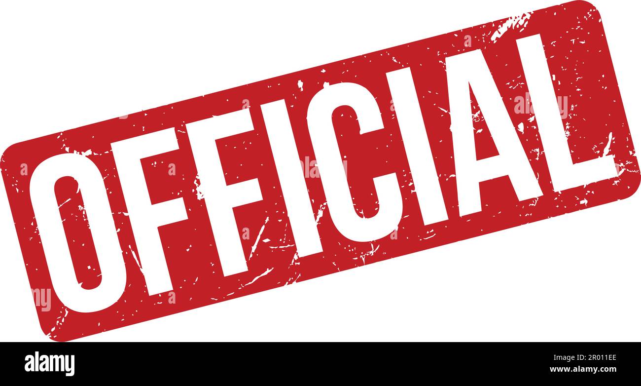Official Rubber Stamp. Official Rubber Grunge Stamp Seal Vector Illustration Vector Stock