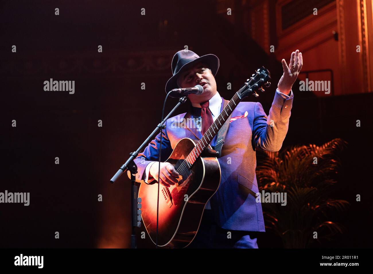 London,UK - Peter Doherty performs at the Royal Albert Hall 5th May 2023 Credit Jill O'Donnell/Alamy Live News Stock Photo