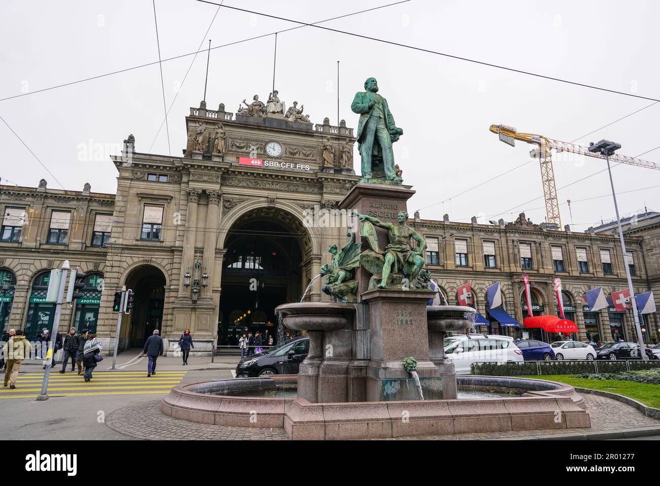 Zurich Hauptbahnhof (Zurich Central Station Stock Photo Alamy