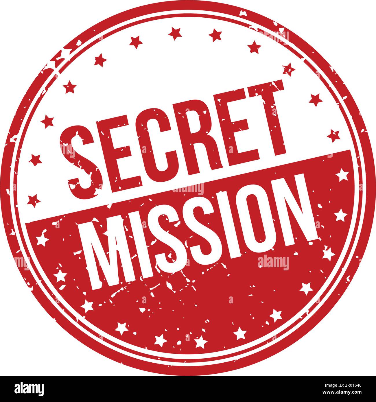 Secret Mission Rubber Stamp Red Secret Mission Rubber Grunge Stamp Seal Vector Illustration 8822