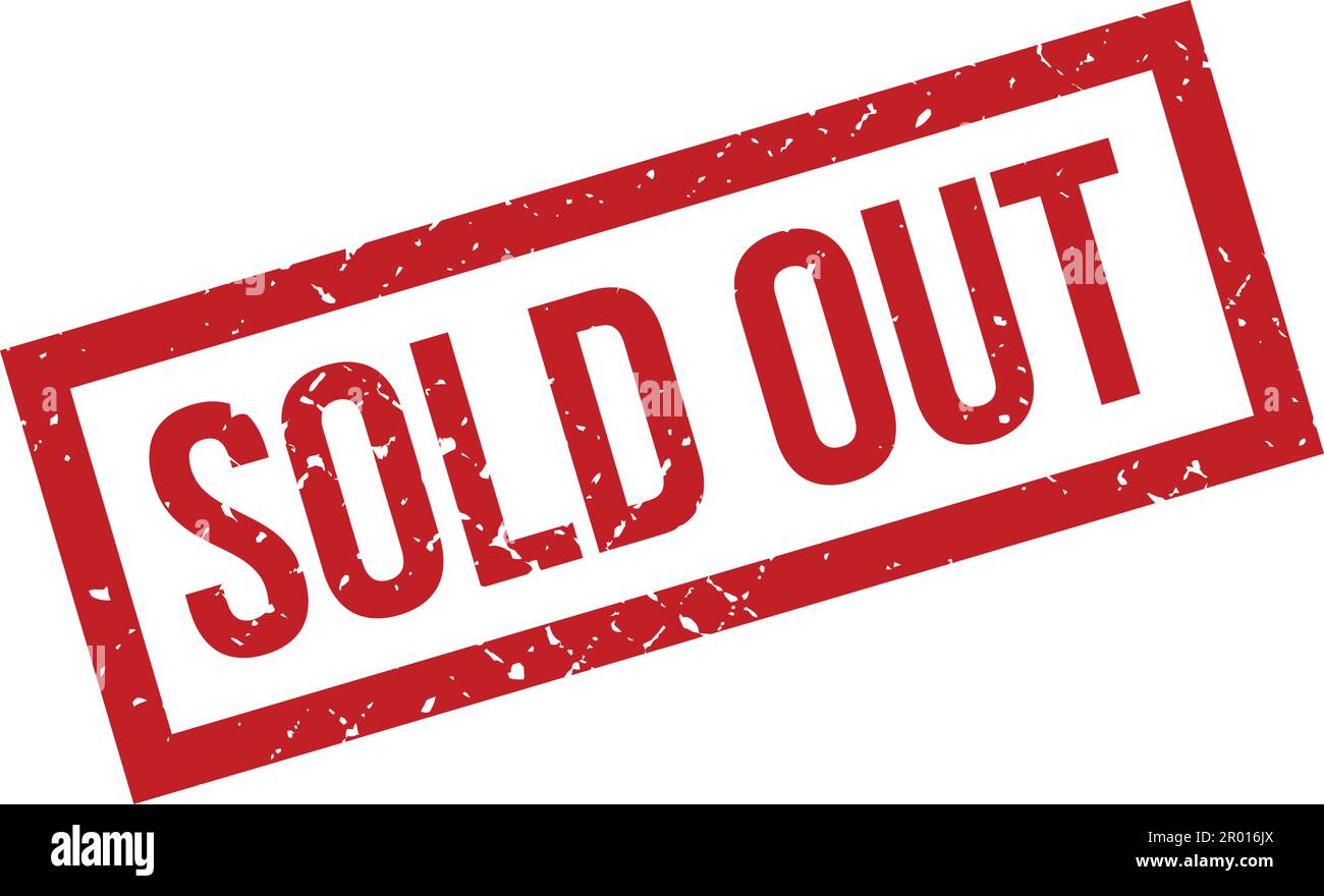 Sold Out Grunge Rubber Stamp Vector Illustration Stock Vector Image ...