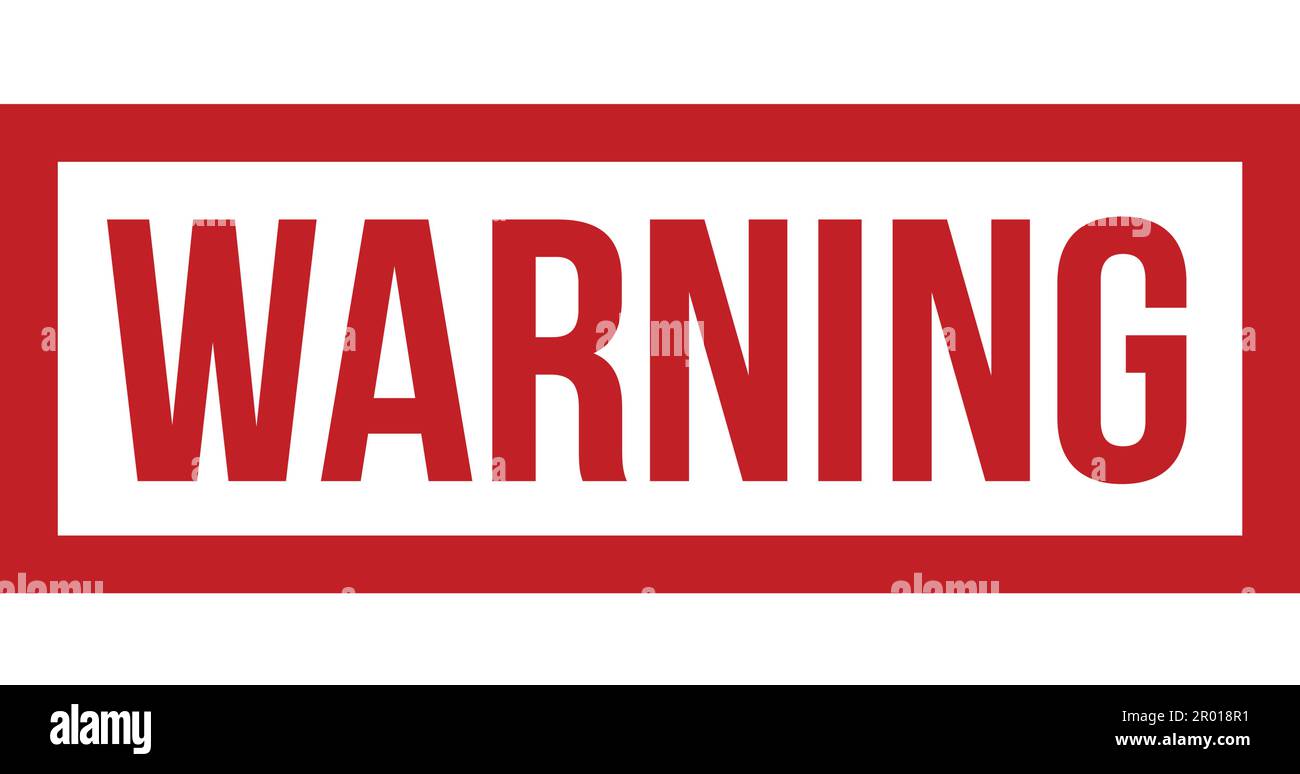 Warning Rubber Stamp. Warning Stamp Seal Vector Stock Vector Image