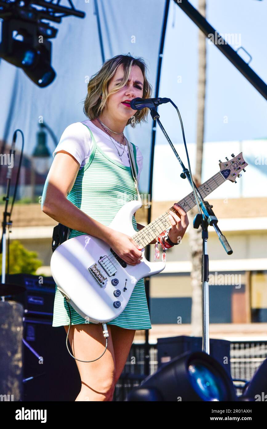 Redondo Beach, California, May 5, 2023 - guitarist Kylie Miller of The