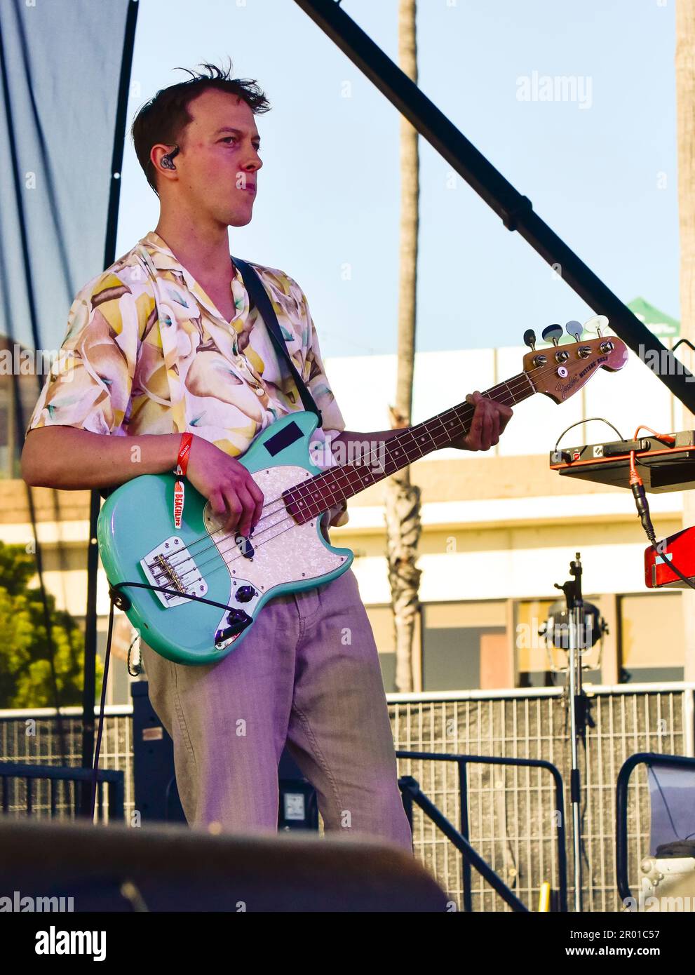Redondo Beach, California, May 5, 2023 - Max Ernst of SHAED performing on stage at BeachLife Festival 2023. Photo Credit: Ken Howard/Alamy Stock Photo