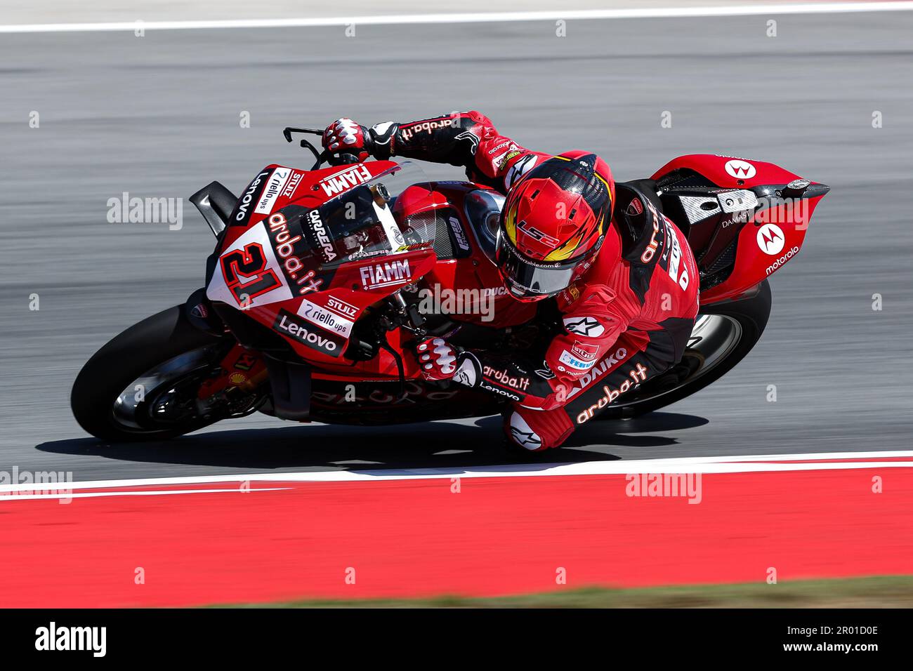 BARCELONA, SPAIN - MAY 05: Michael Ruben Rinaldi from Italy of Aruba.it ...