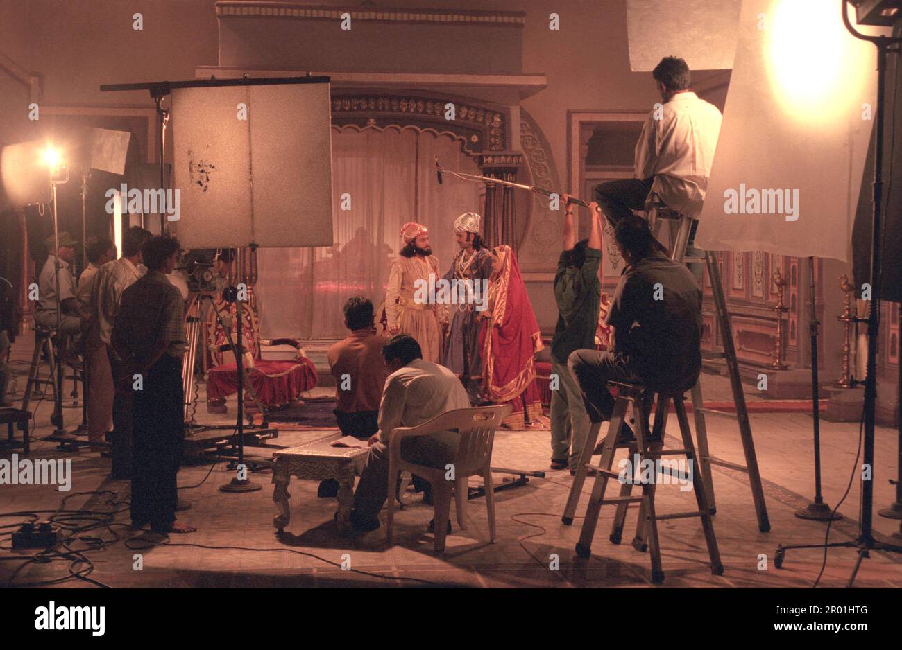 action-on-a-film-shooting-at-the-film-studios-of-bollywood-in-the-city