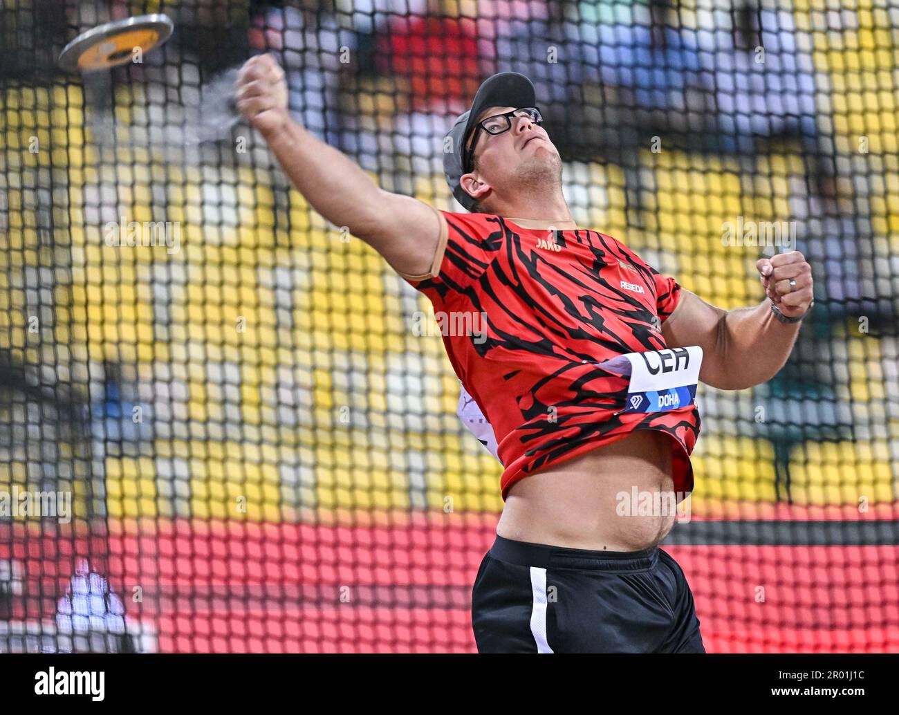 Doha, Qatar. 5th May, 2023. Kristjan Ceh of Slovenia competes during