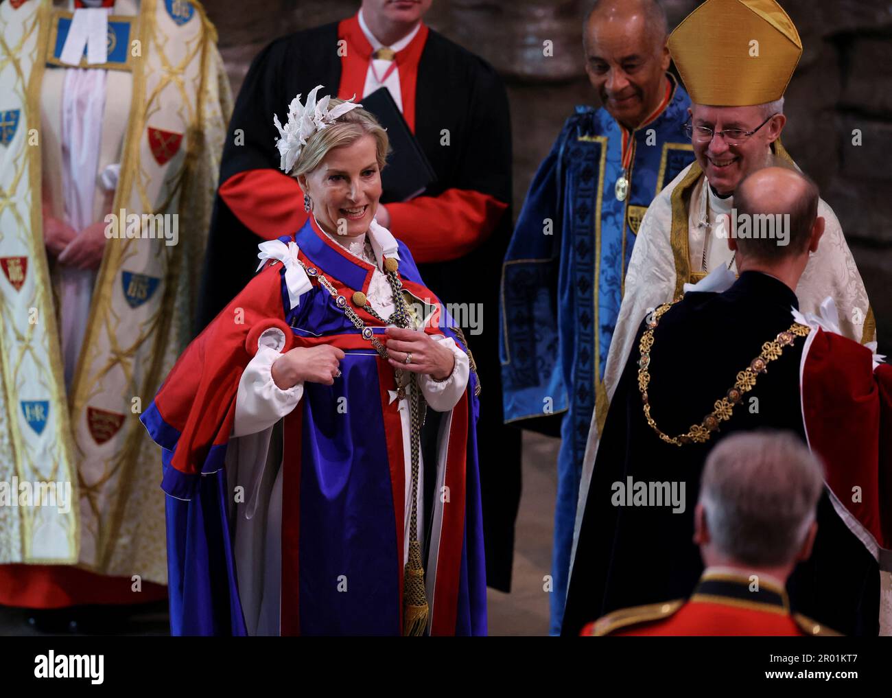 The Duchess of Edinburgh at the coronation of King Charles III and Queen Camilla at Westminster Abbey, London. Picture date: Saturday May 6, 2023. Stock Photo